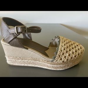 Lucky Brand natural LK-Lucille crochet espadrilles 7.5M